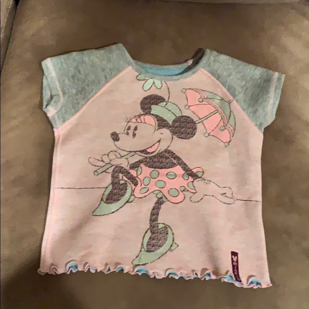 2 in 1 Minnie Mouse Short Sleeve For Girls